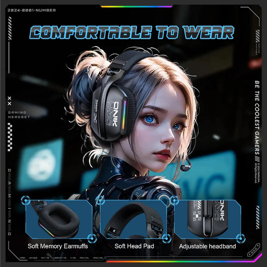 Audífonos Gamer Onikuma Gt808
