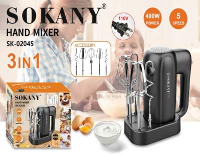 Batidora de Mano Eléctrica SOKANY – Potencia y Practicidad en tu Cocina