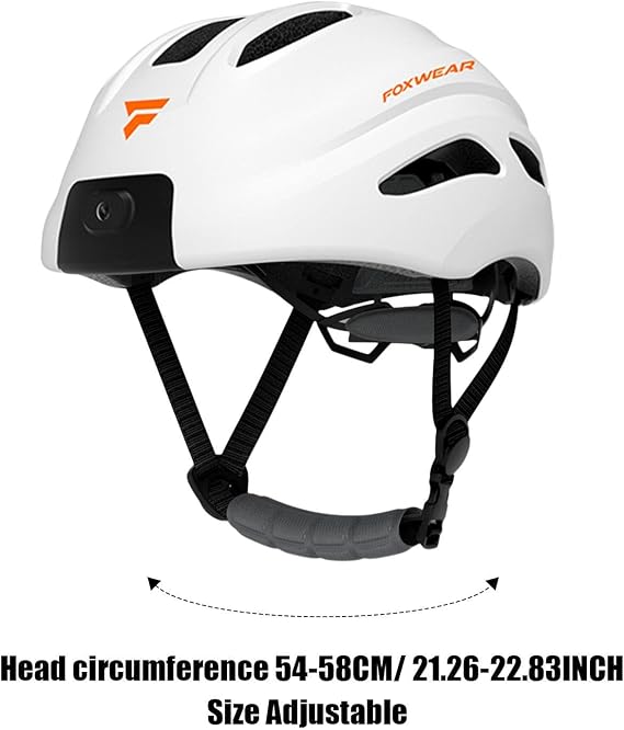 Casco Inteligente V8 con Cámara HD 1080P