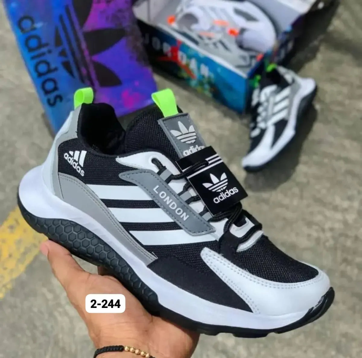 Zapatos Deportivos adidas London Gris Hombre