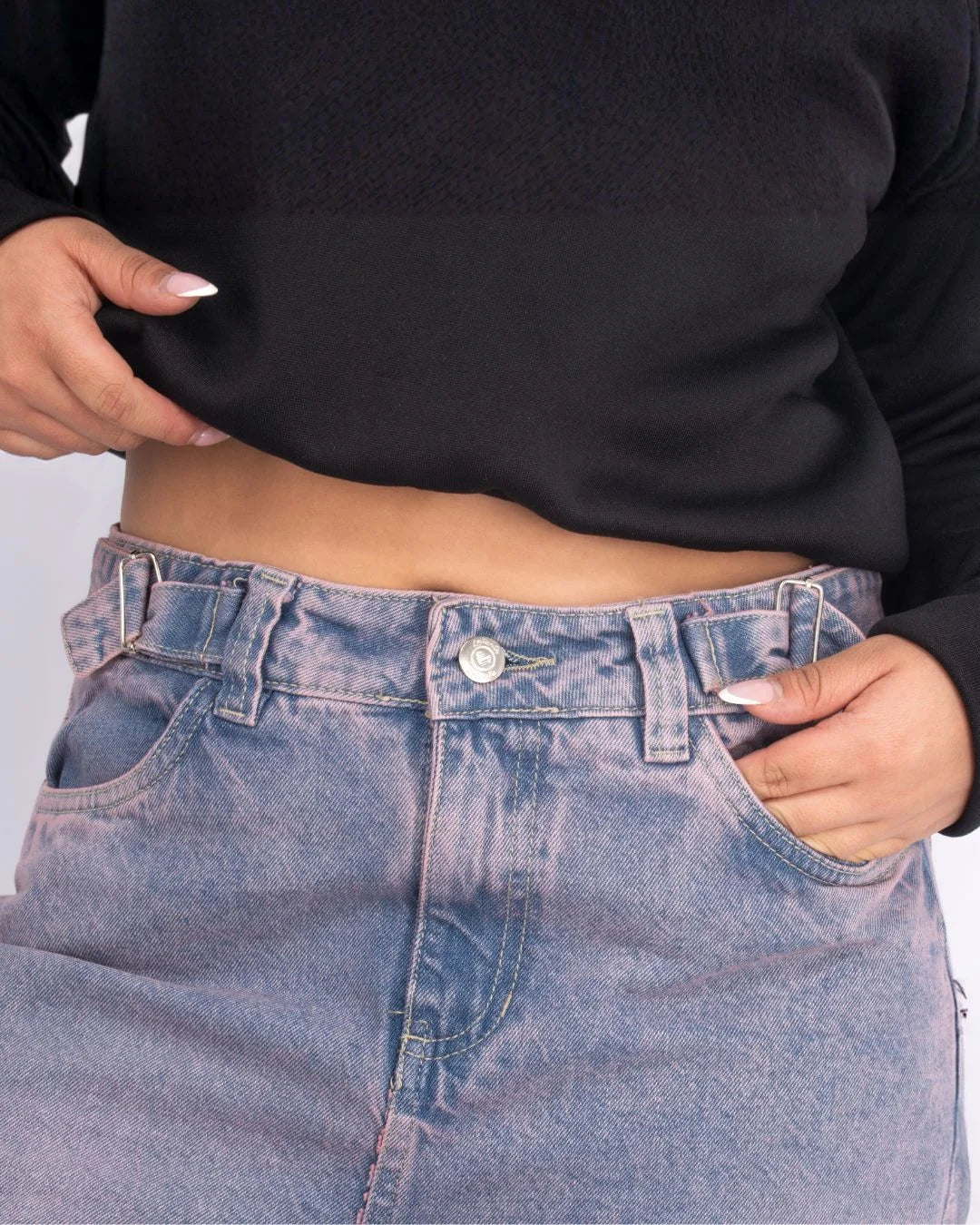 Jean Baggy Rosa Rotos – Estilo Urbano y Fit Oversize