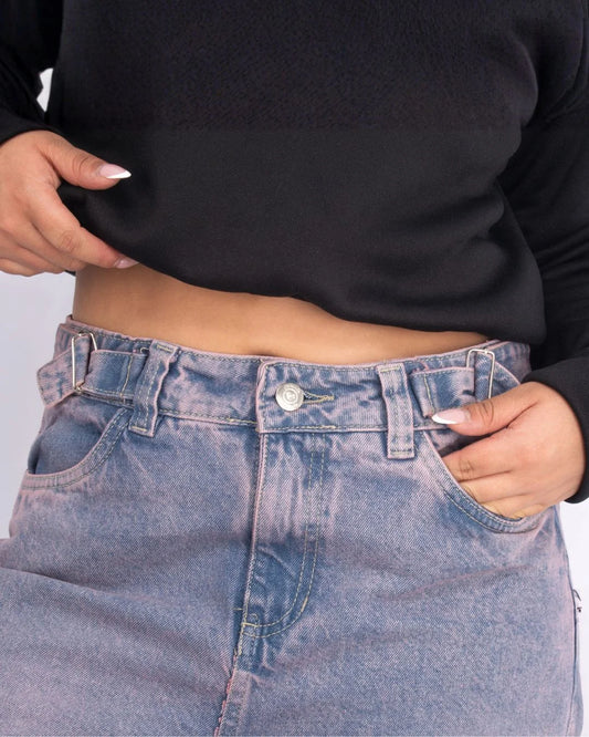 Jean Baggy Rosa Rotos – Estilo Urbano y Fit Oversize