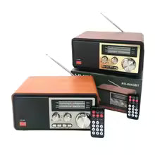 Radio Retro de Madera con Bluetooth – Estilo Clásico y Sonido de Calidad