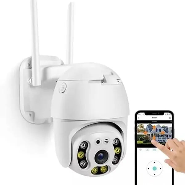 Cámara de Seguridad IP WiFi Exterior PTZ 360° Full HD 1080P