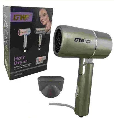 Secador de Cabello 2000W GW-6563 – Potencia, Rapidez y Estilo